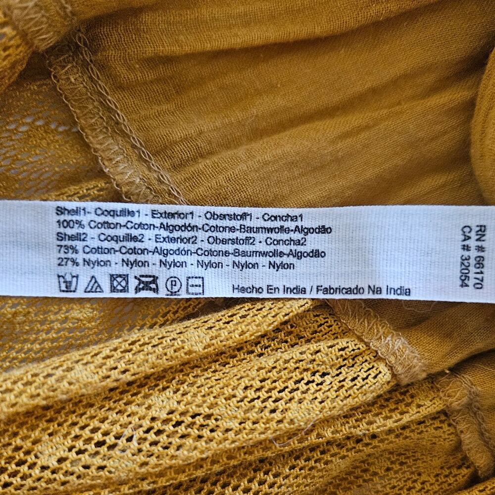 Free People Festival Crinkle Mesh Detail Mini Skirt, Size L - Picture 7 of 10